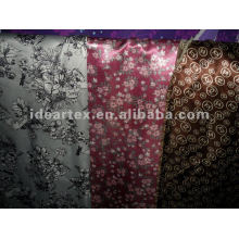 Silk-like Printed Satin Fabric for Lady Dress customize-made